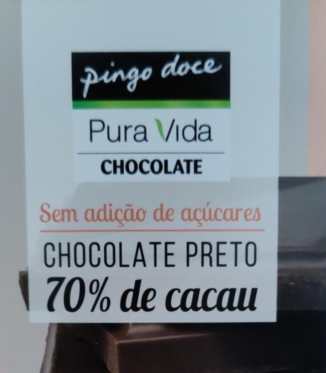 Фото - Шоколадка Chocolate preto 70% Pingo Doce