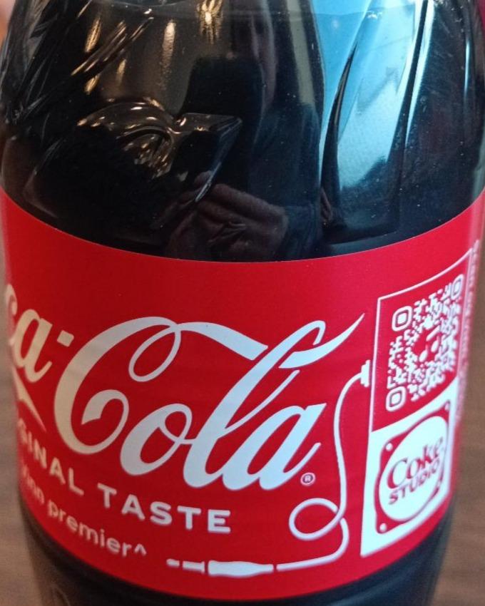 Фото - Напій Coca-Cola безалкoгoльний сильнoгазoваний Coca-Cola