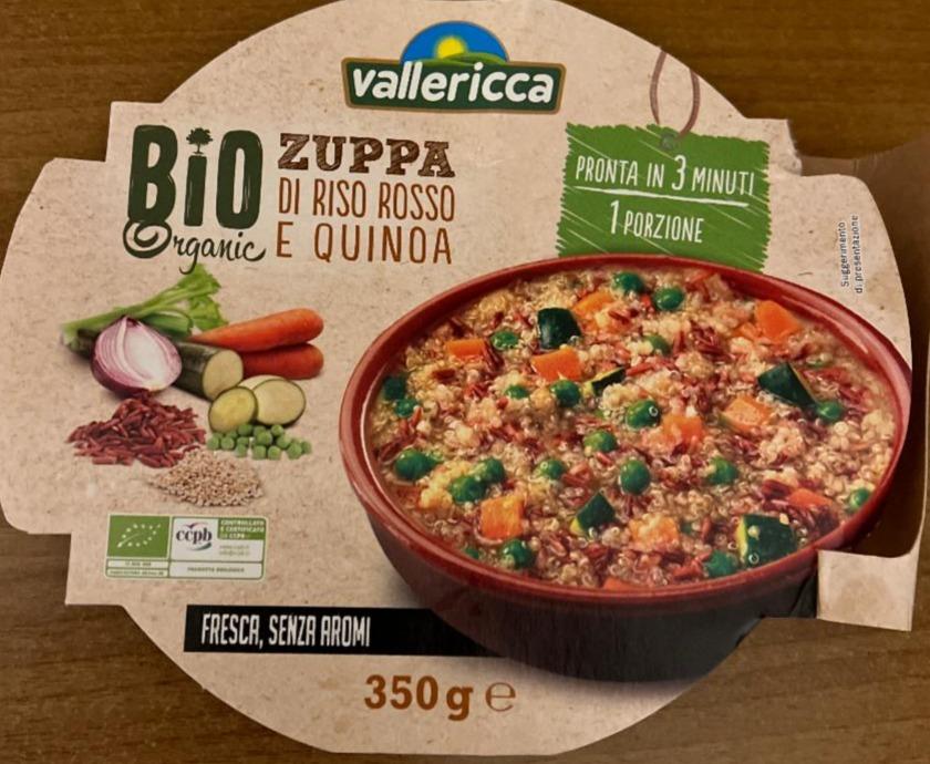 Фото - Bio zuppa di riso rosso e quinoa Vallericca