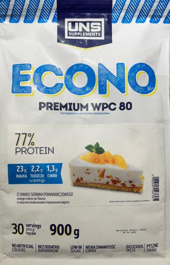 Фото - Протеїн Econo Premium Апельсиновий сирний пиріг UNS