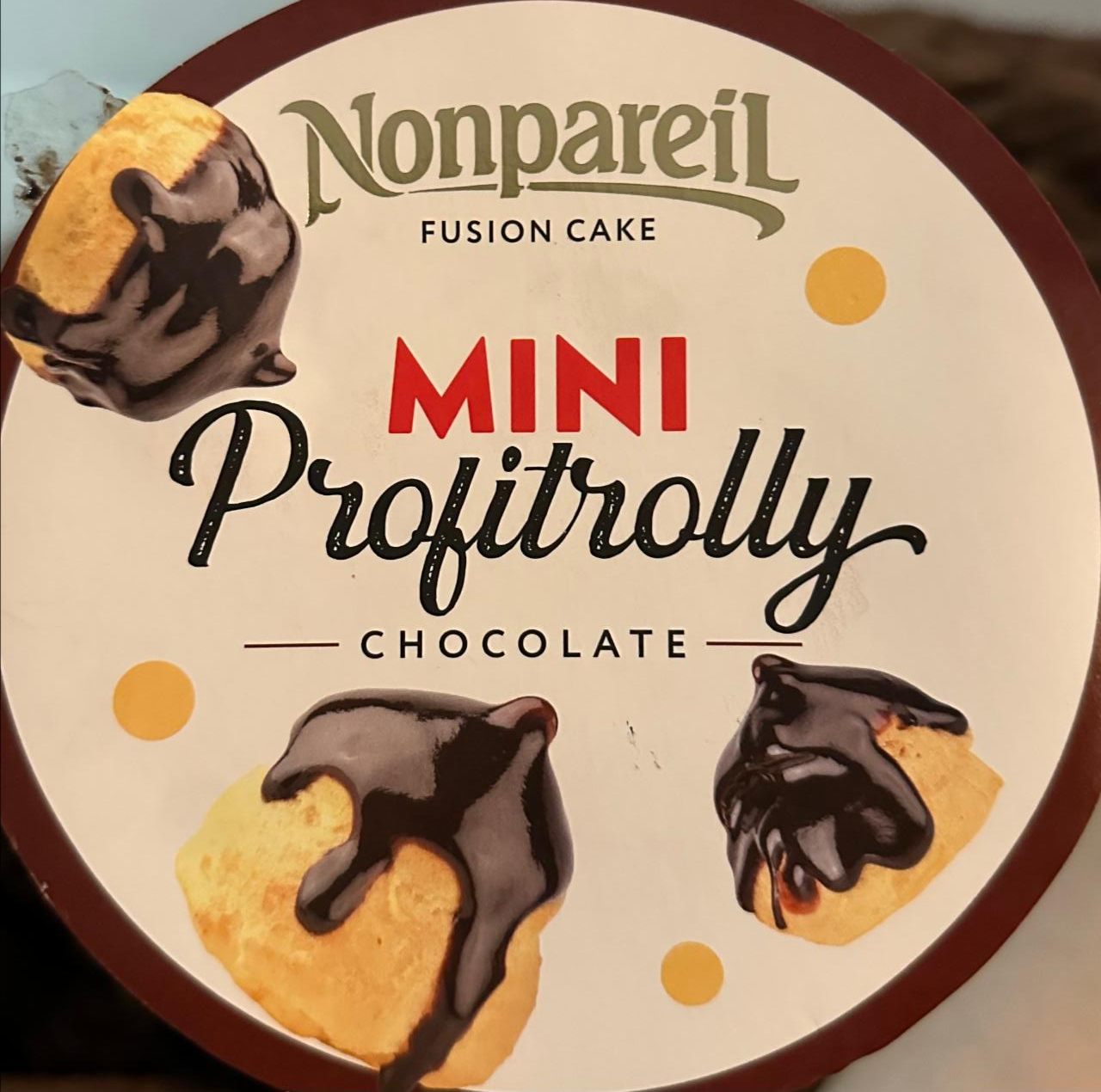 Фото - Тістечко Mini Profitrolly Chocolate Nonpareil