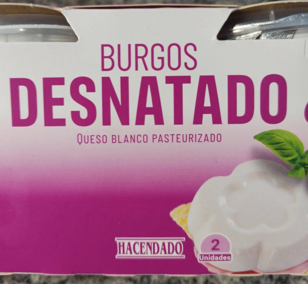 Фото - Burgos desnatado 0% Hacendado