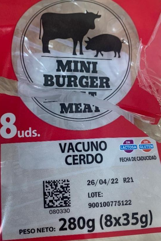 Фото - Міні бургер з м'ясом Vacuno Cerdo