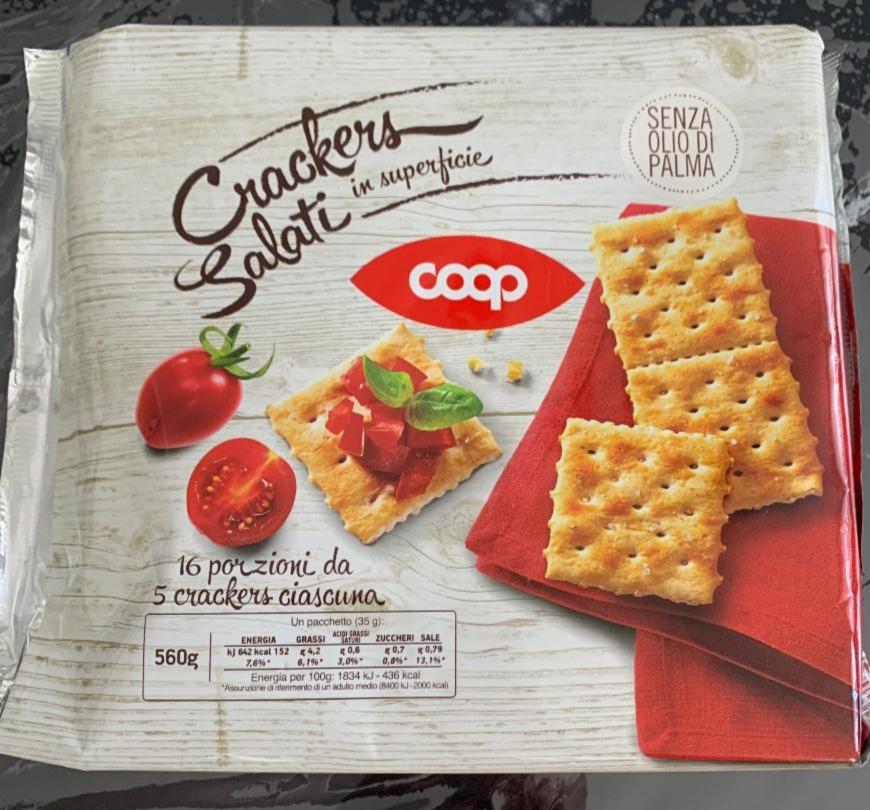 Фото - Крекери солоні Crackers Salati In Superficie Coop