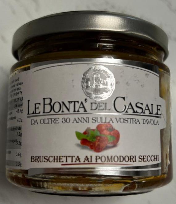 Фото - Брускетта з в'яленими помідорами Le Bonta Del Casale