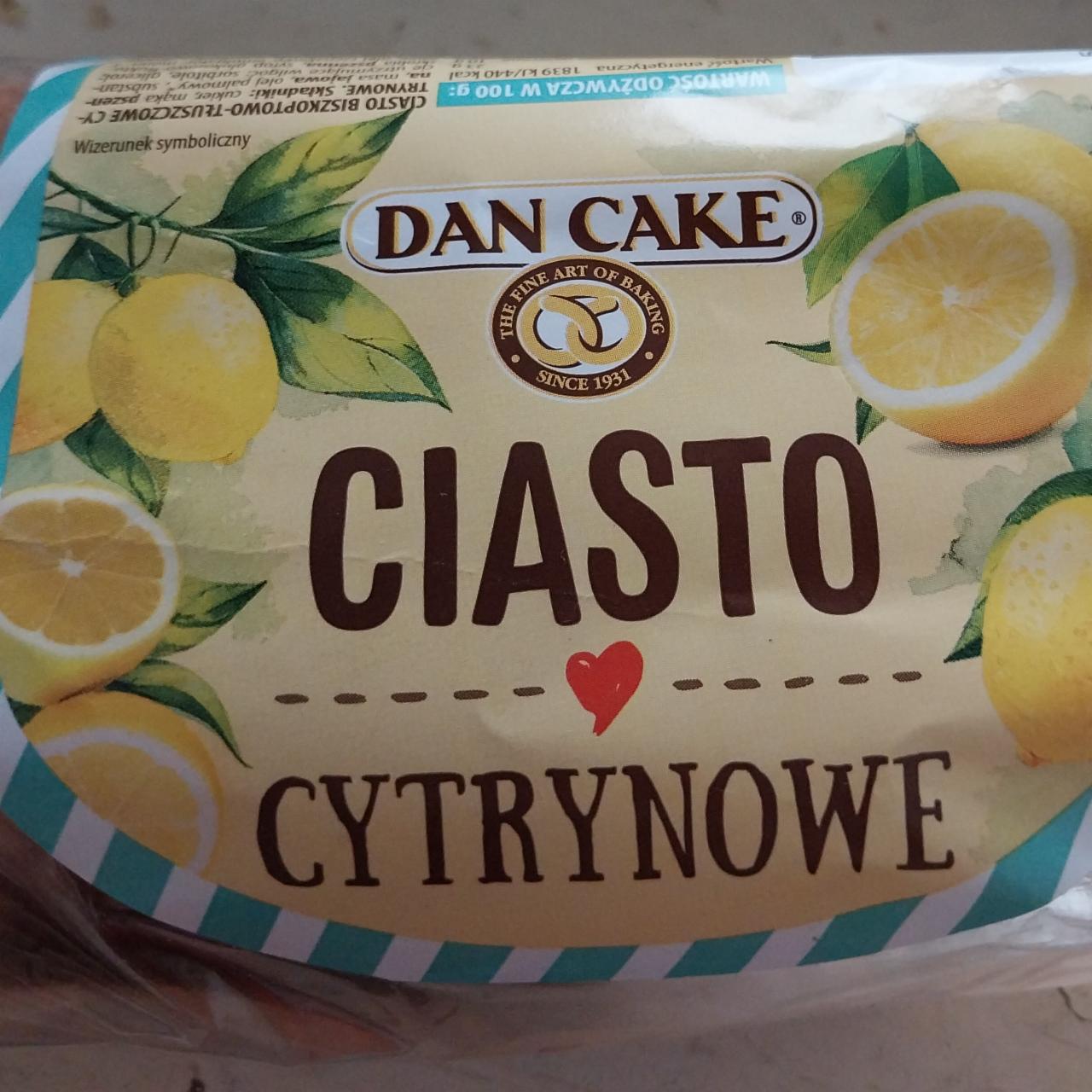 Фото - Бісквітний кекс зі смаком лимону Lemon Cake Dan Cake
