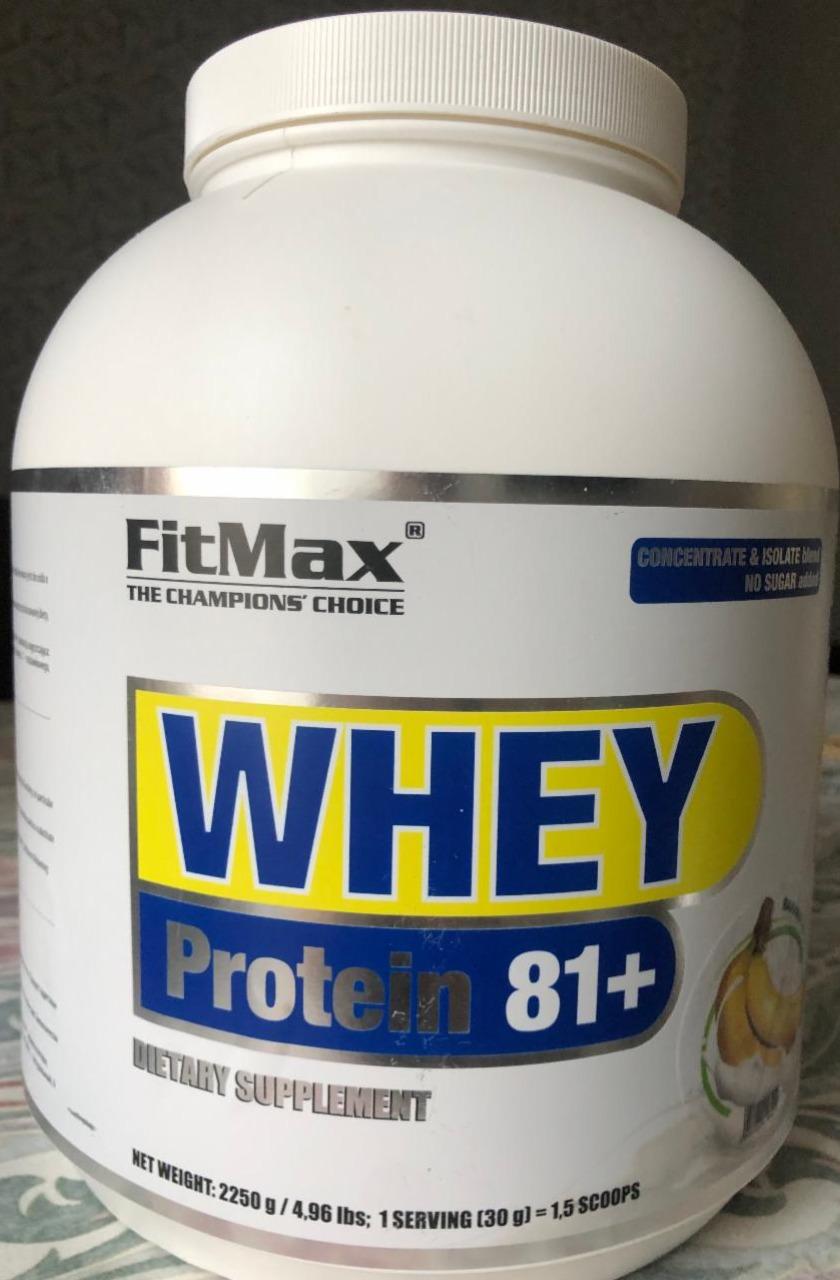 Фото - Сироватковий протеїн 81+ банан FitMax