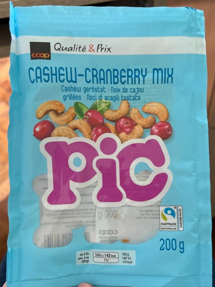 Фото - Мікс кеш'ю і журавлини Cashew-Cranberry Mix Coop