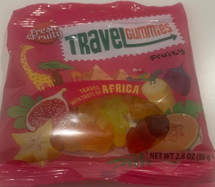 Фото - Цукерки Travel Gummies Africa з фруктовим смаком Wawel