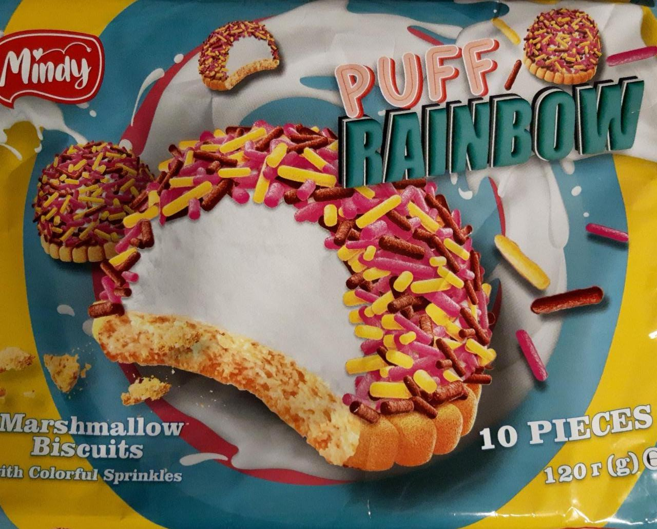 Фото - Десерт PUFF RAINBOW зі смаком ванілі Mindy