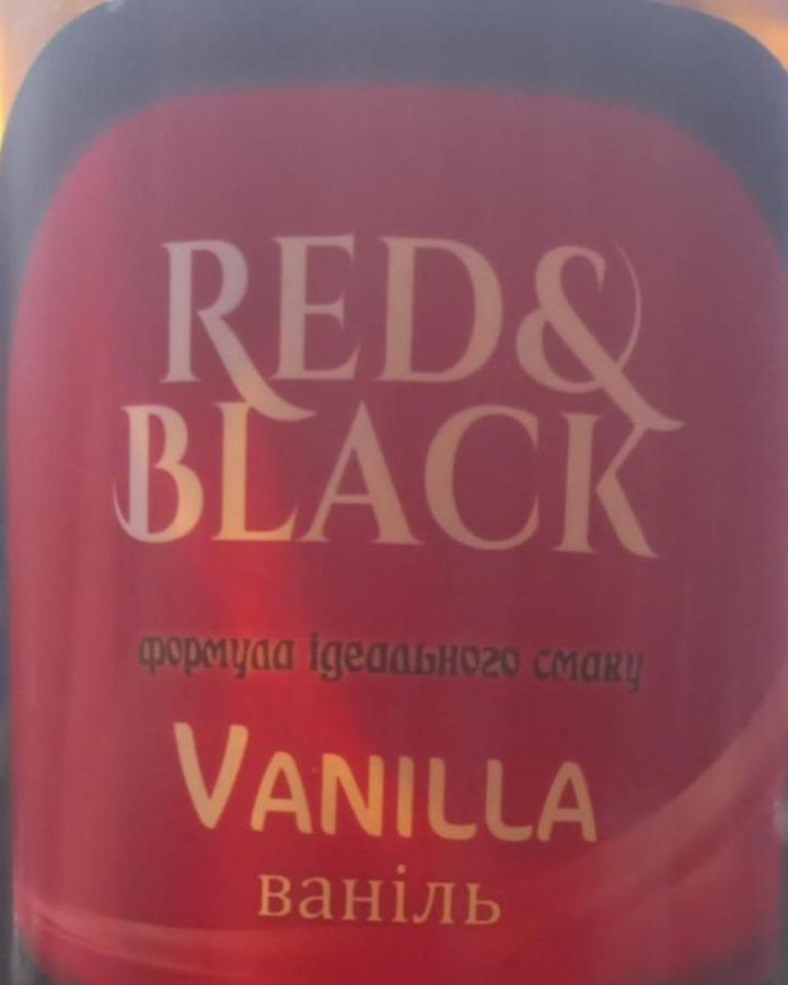 Фото - Формула ідеального смаку Vanilla Red & Black