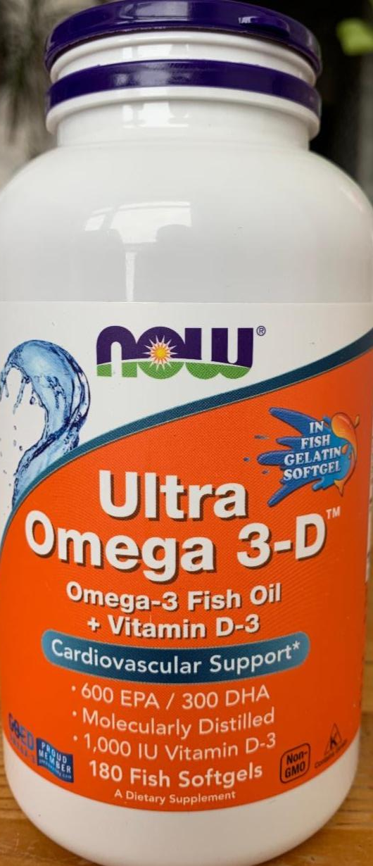 Фото - М'які капсули Ultra Omega 3-D Fish Now