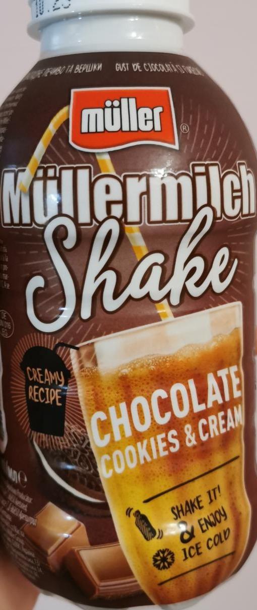 Фото - Müllermilch shake chocolate cookies & cream Müller
