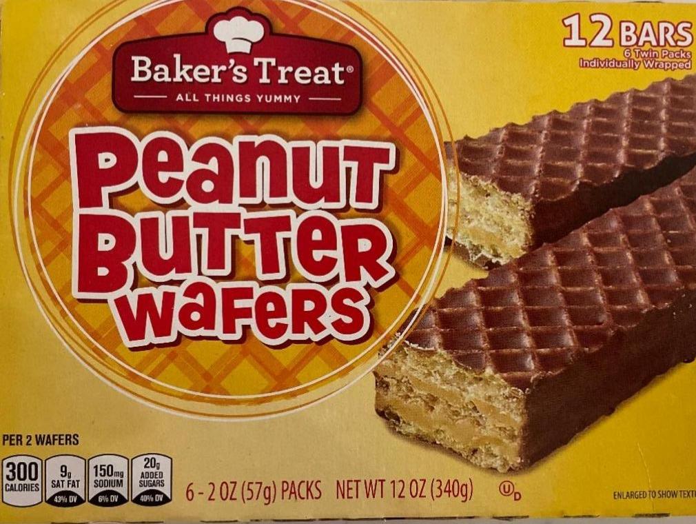 Фото - Peanut butter wafers Baker's Treat