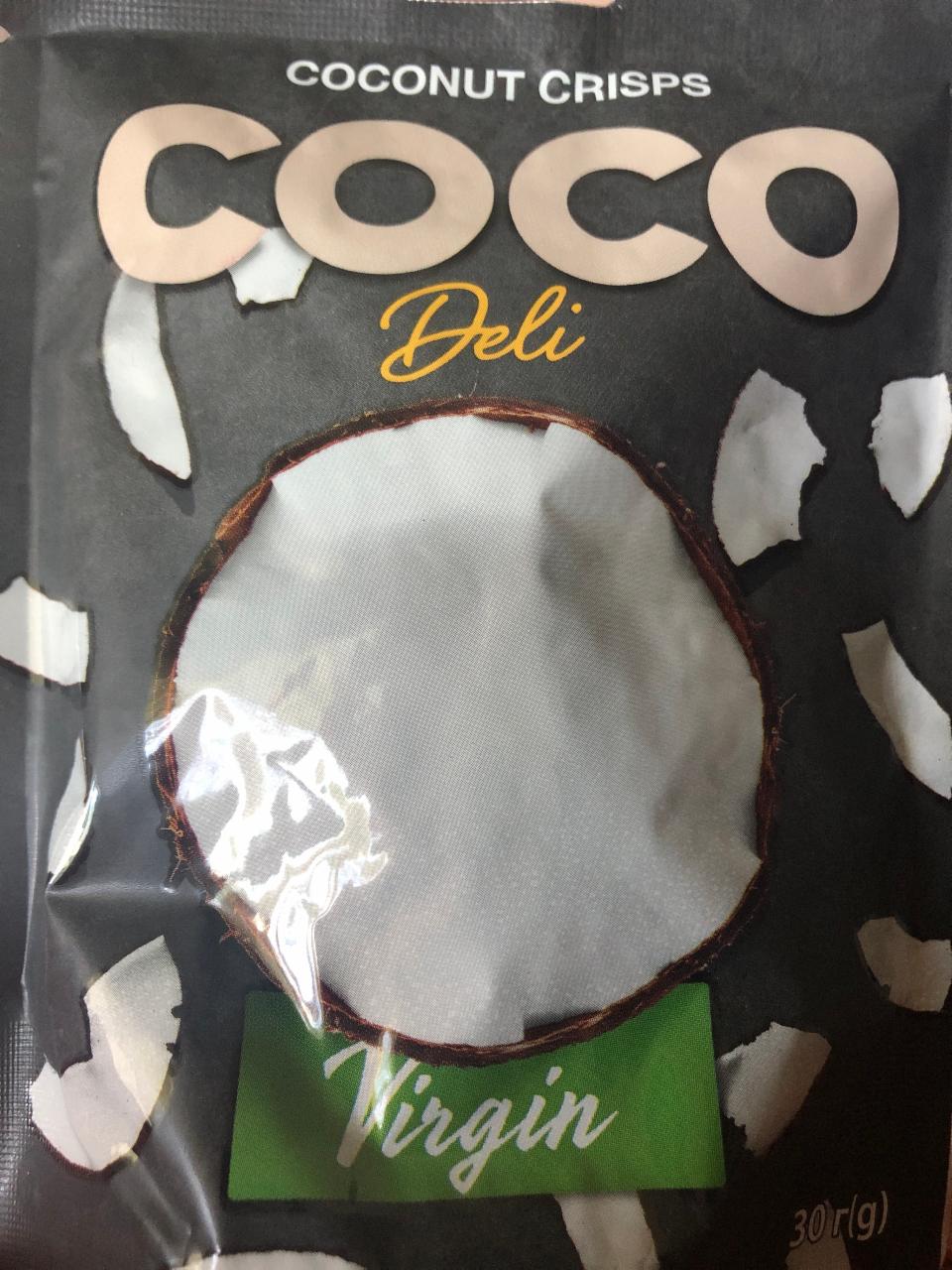 Фото - Чіпси кокосові натуральні Coco Deli