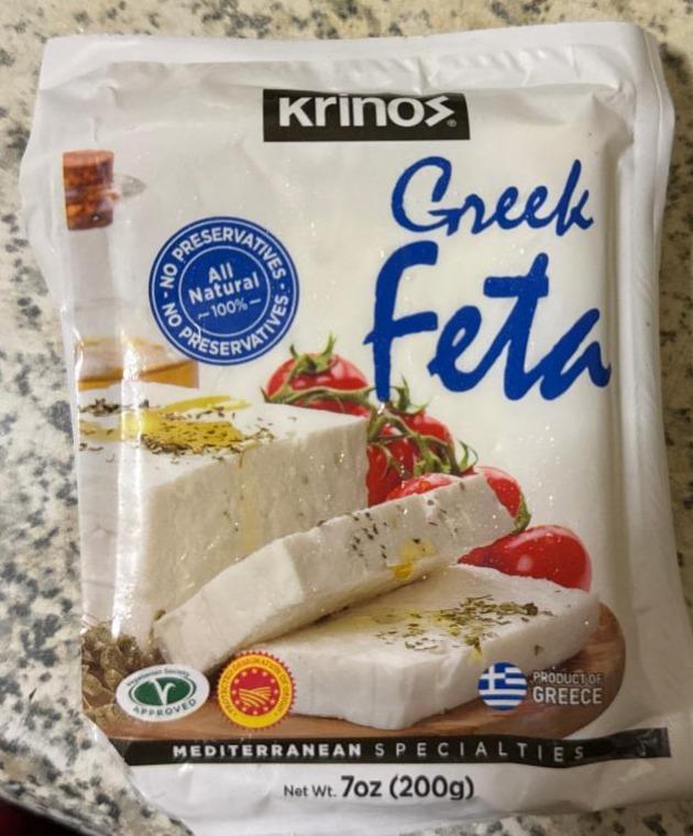 Фото - Сир фета Greek Feta Cheese Krinos