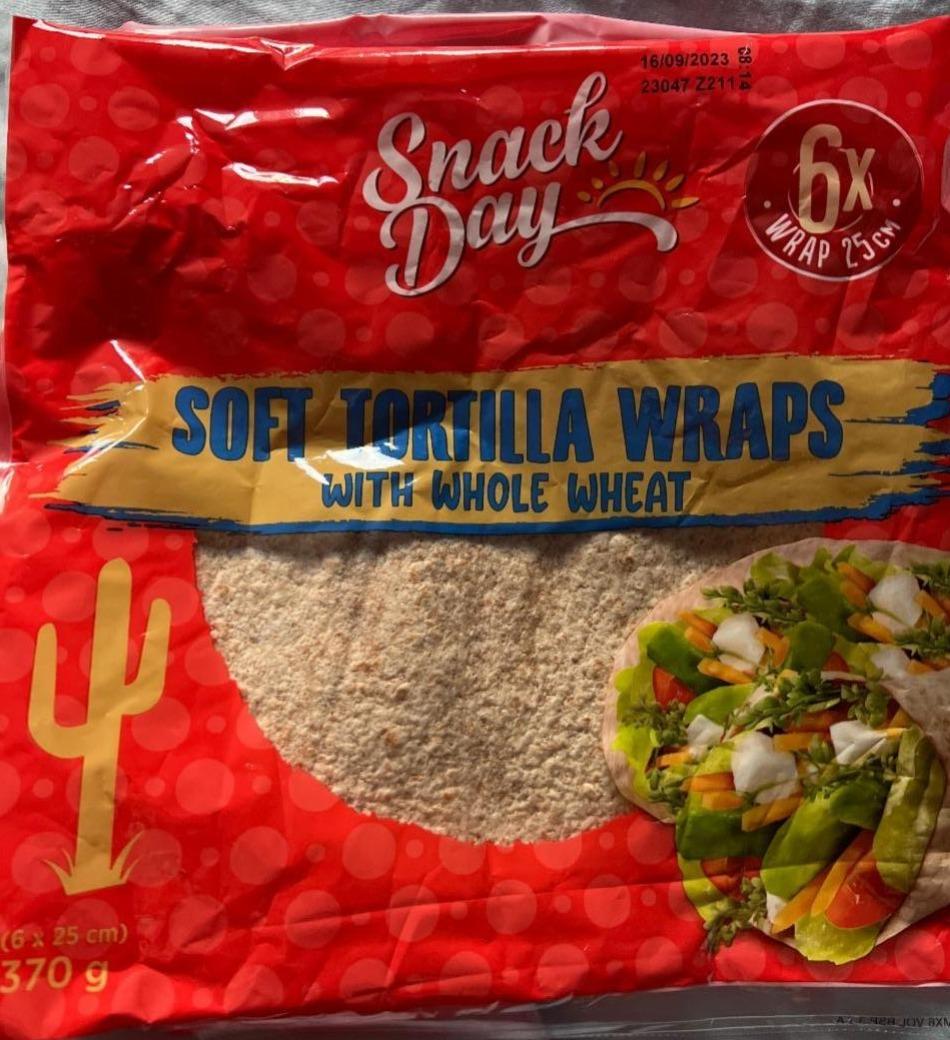 Фото - Лаваш темний Soft Tortilla wraps with whole wheat Snack Day