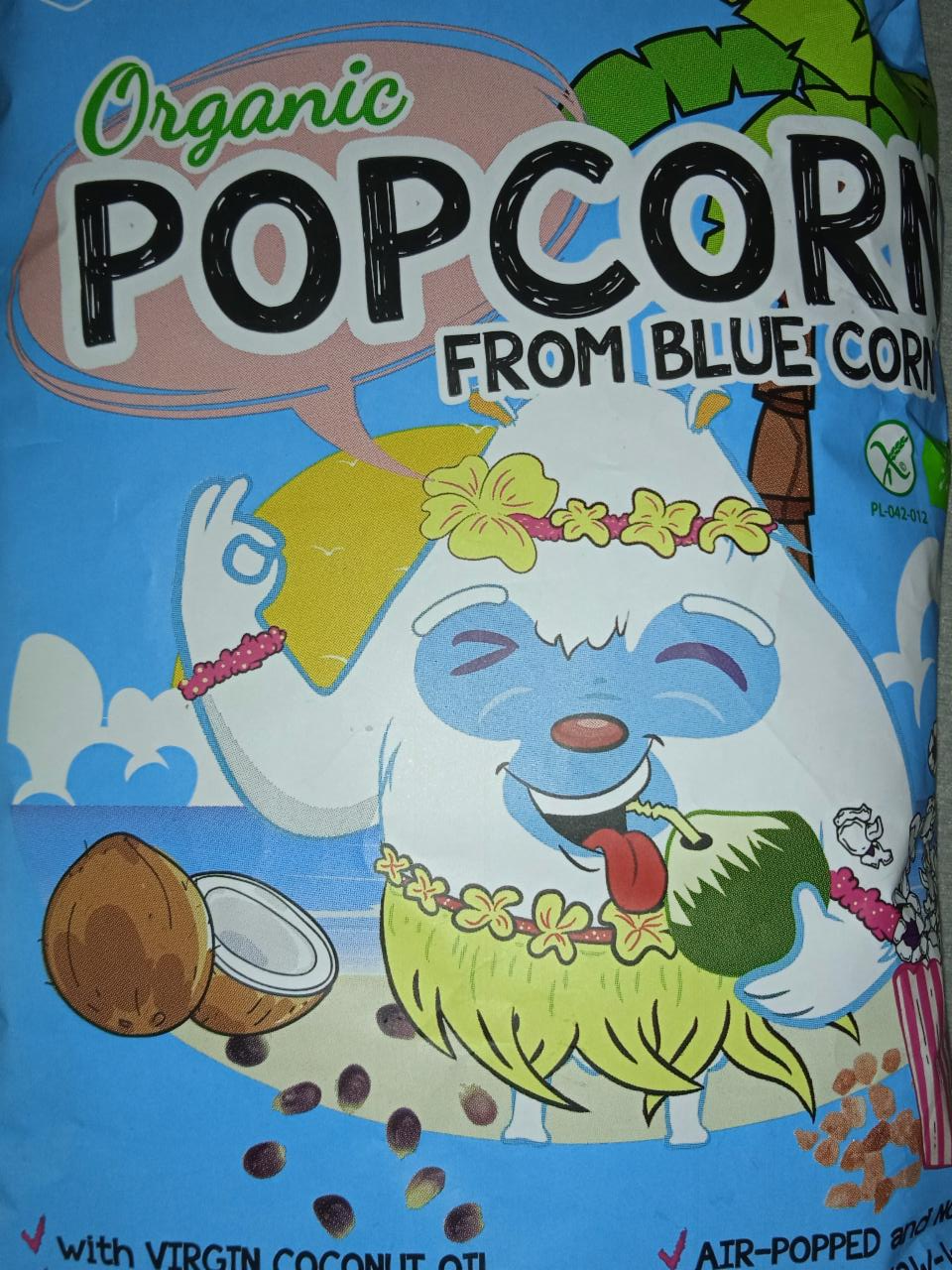 Фото - Popcorn z niebieskiej kukurydzy BIO Bluecorn