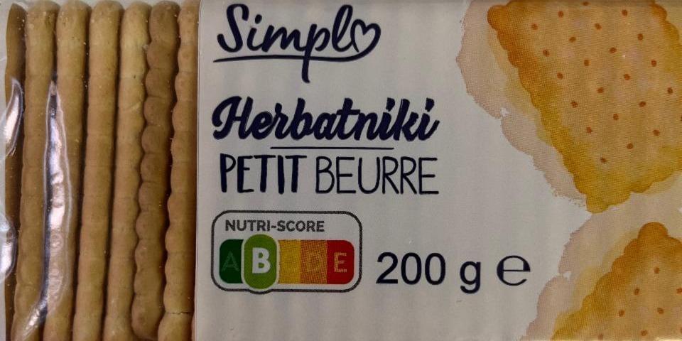 Фото - Печиво Herbatniki Petit Beurre Simpl