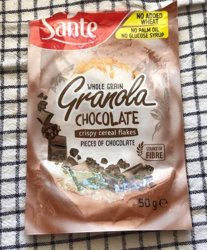 Фото - Гранола шоколадна хрустка Granola Chocolate Crispy Cereal Flakes Sante