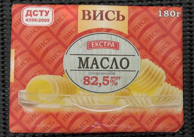 Фото - Масло Селянське солодковершкове екстра 82.5% Вись