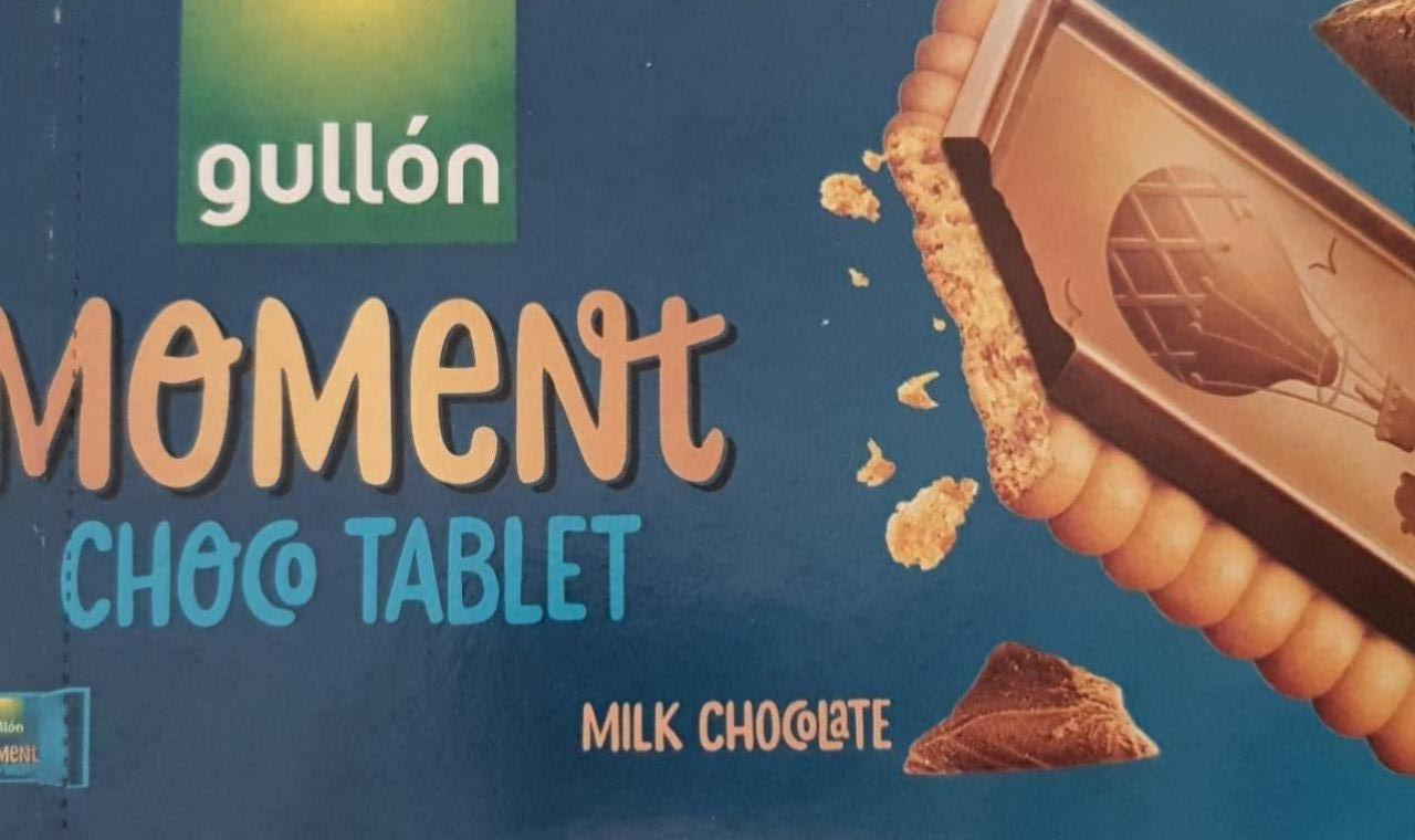 Фото - Печиво Moment choco tablet Gullon