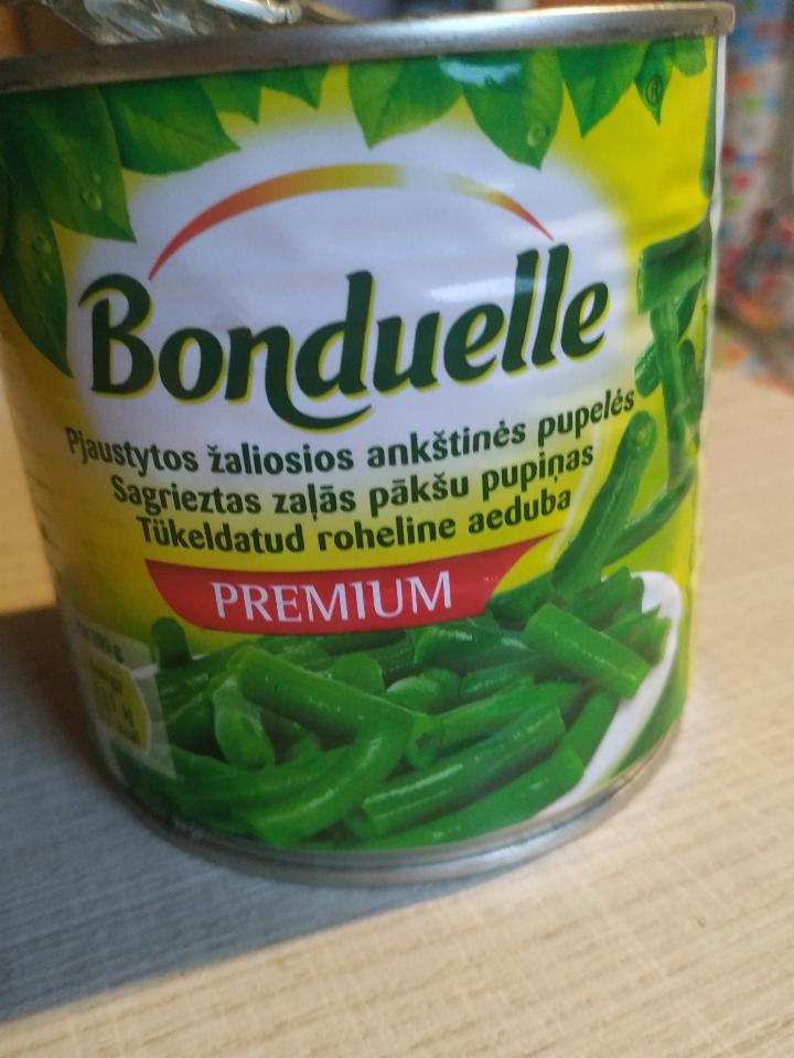 Фото - Bonduelle zelené fazolové lusky krájené v konzervě