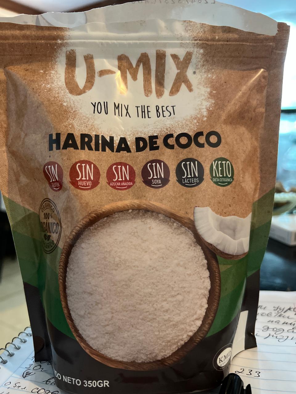 Фото - Борошно кокосове Harina De Coco U-Mix