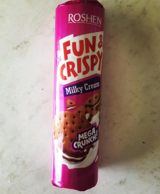 Фото - Крекер Fun&Crispy Milky cream Roshen