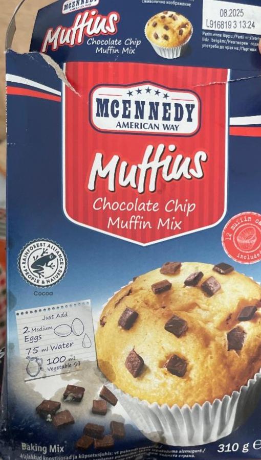 Фото - Мафіни з шоколадними часточками Muffins McEnnedy American Way