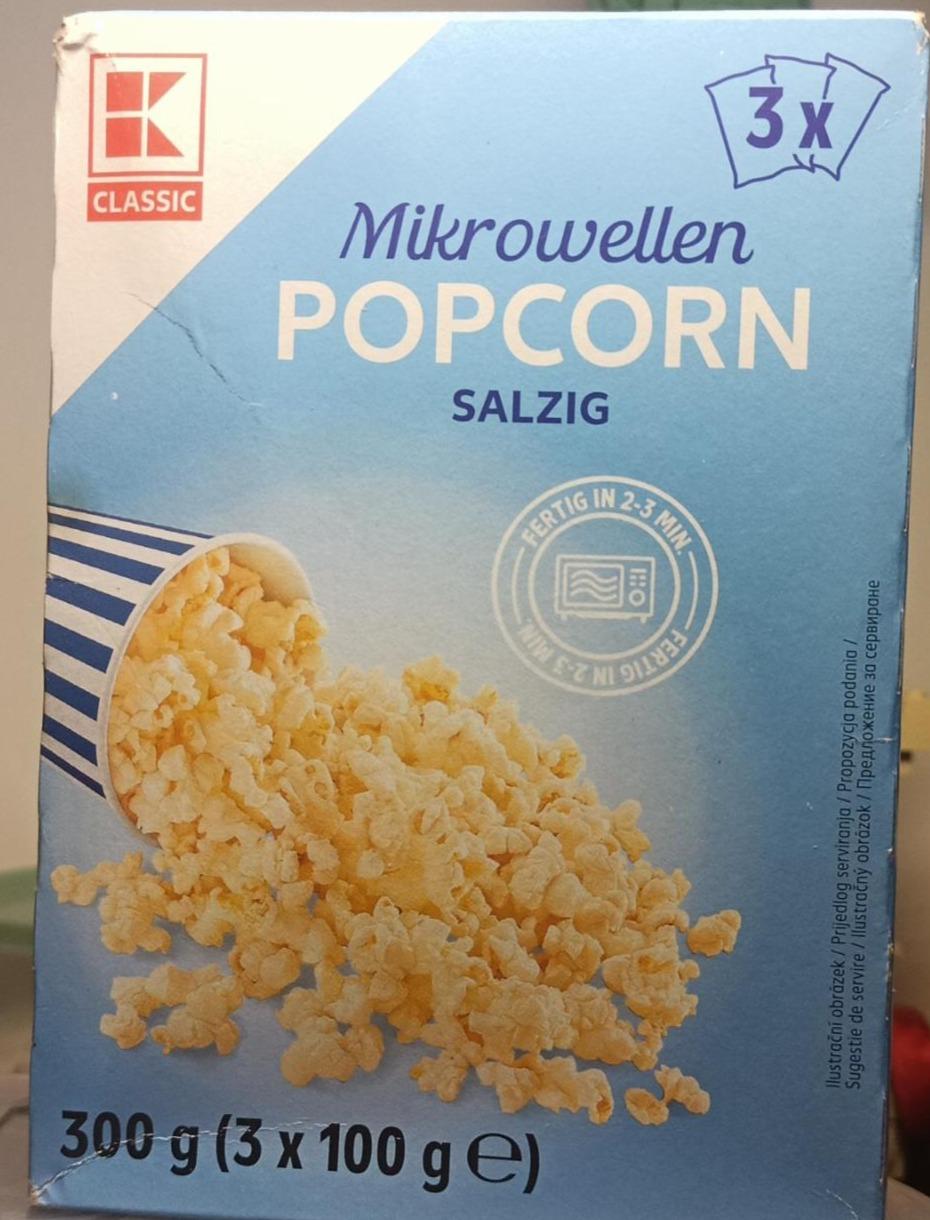 Фото - Popcorn microwellen salzig K-Classic