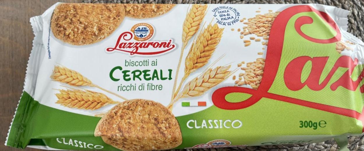 Фото - Печиво зернове Biscotti Ai Cereali classico Lazzaroni