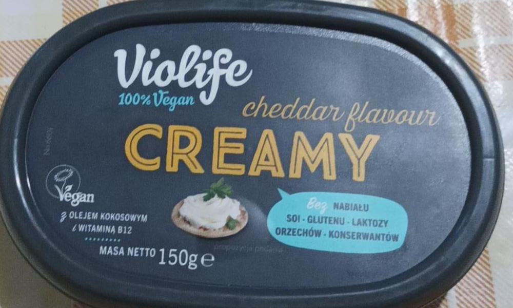 Фото - Creamy cheddar flavour Violife