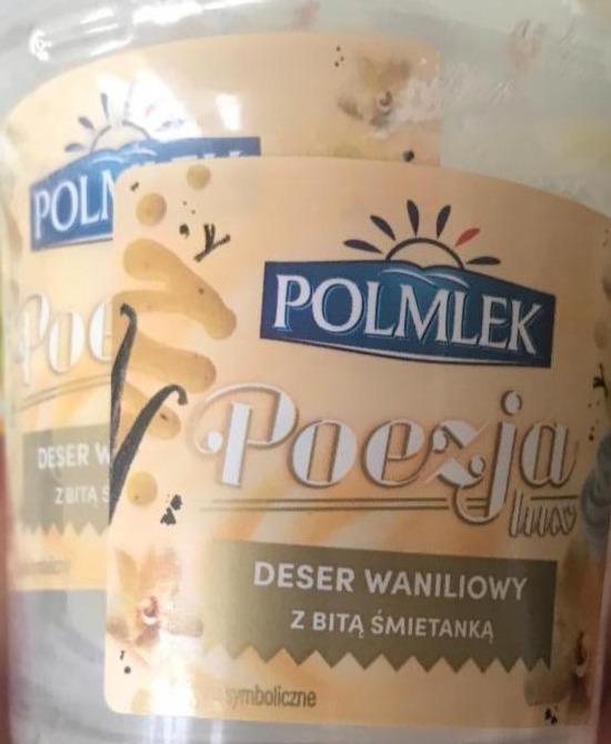 Фото - Ванільний молочний десерт зі збитими ванільними вершками Poezja LUX Polmlek