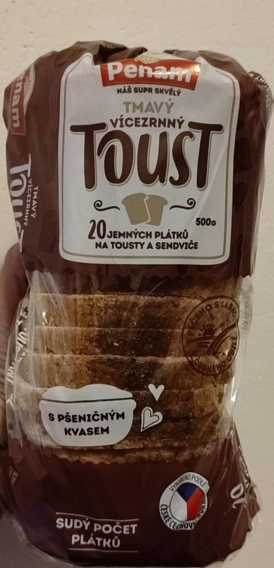 Фото - Хліб тостовий зерновий Toust Penam