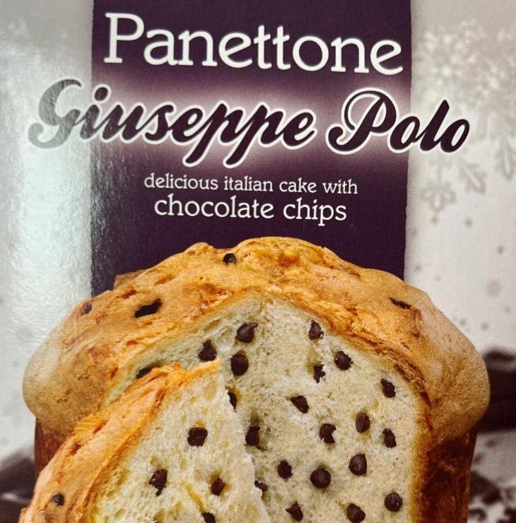 Фото - Panettone with chocolate chips Giuseppe Polo