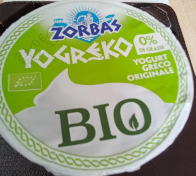 Фото - Йогурт Органічний 0% жиру Zorbas