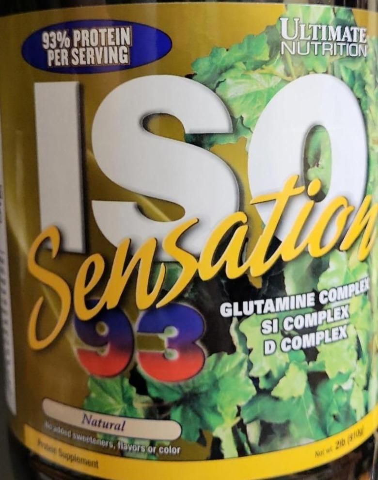 Фото - Iso Sensation Ultimate Nutrition
