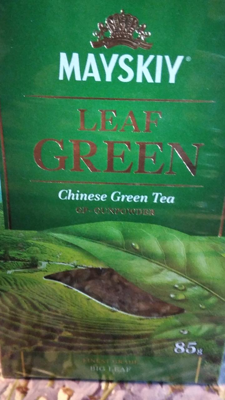 Фото - Чай зелений китайський байховий Leaf Green Майский