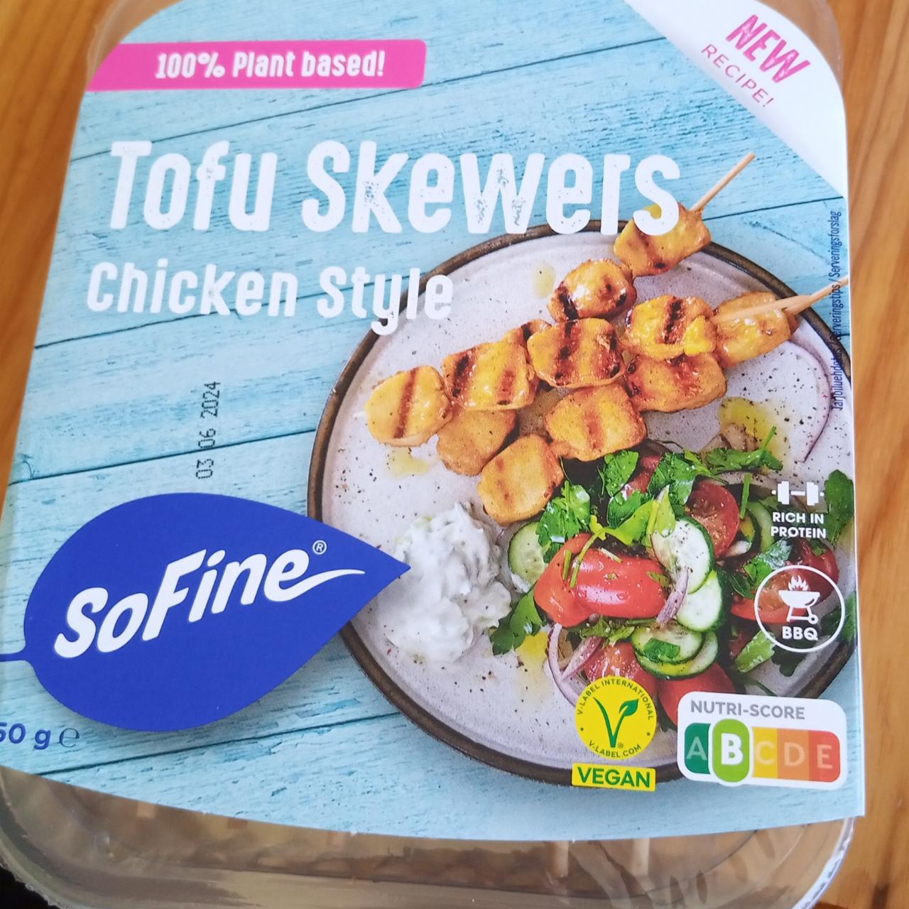 Фото - Tofu Skewers chicken style vartaat vegaaninen SoFine