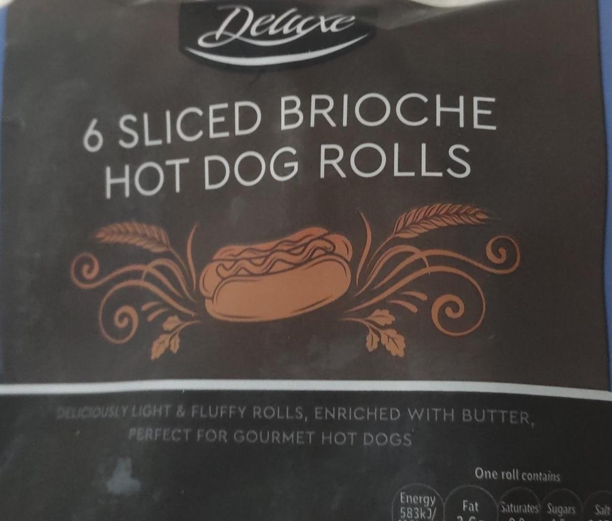 Фото - Sliced brioche Hot Dog Rolls Deluxe