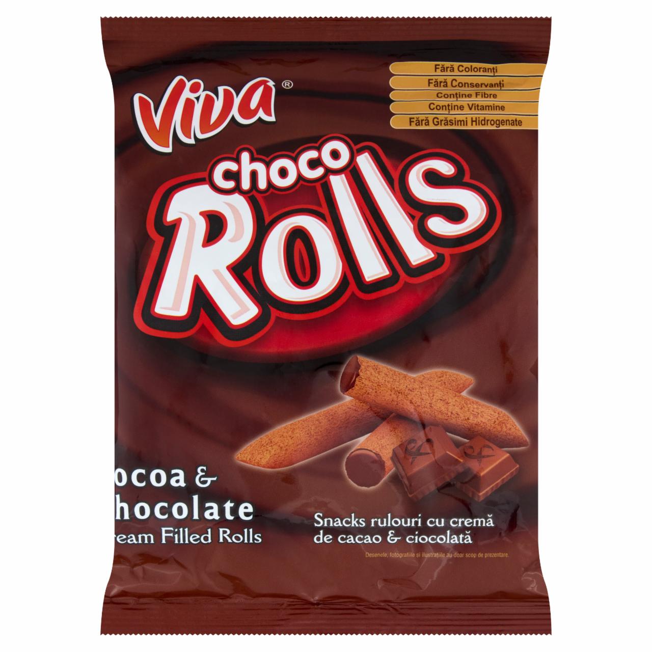 Фото - Choco rolls cocoa & chocolate Viva