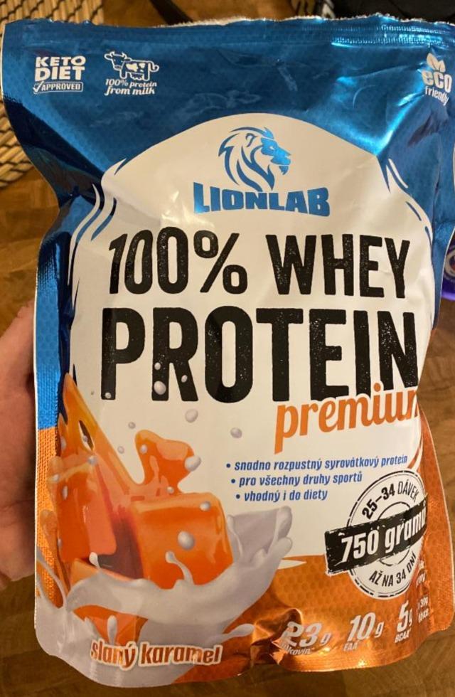 Фото - Протеїн 100% зі смаком солона карамель Whey Protein Lionlab