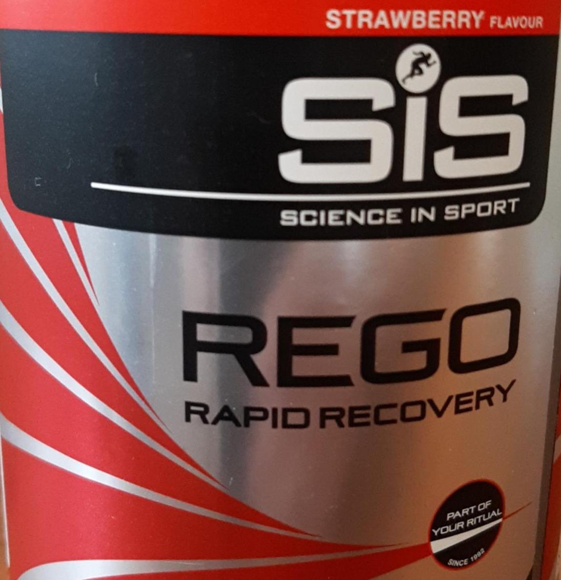 Фото - Напій відновлювальний вуглеводно-білковий у порошку Sis Rego Rapid Recovery полуниця SIS