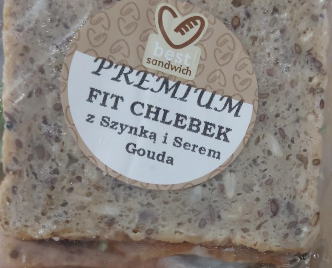Фото - Хліб з шинкою і сиром гауда Fit Chlebek Premium Best Sandwich
