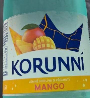 Фото - Korunní mango jemně perlivá voda Korunní