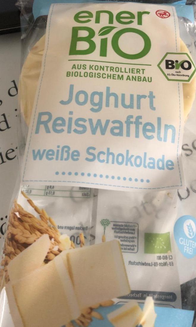 Фото - Joghurt Reiswaffeln weiße Schocolade EnerBio