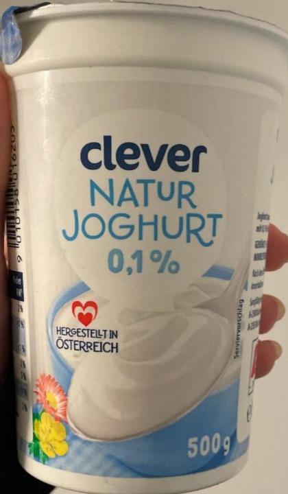 Фото - Йогурт натуральний 0.1% Clever