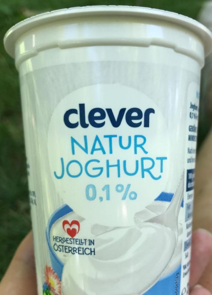 Фото - Йогурт натуральний 0.1% Clever