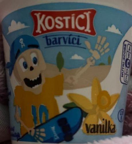 Фото - Danone Kostíci Barvíci Jogurt vanilka a dražé z mléčné čokolády chlaz Danone